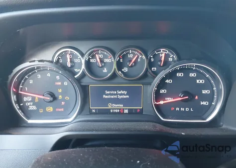 2022 Chevrolet Silverado 1500 Ltd 4Wd Short Bed Rst z USA, uszkodzony, nr VIN 1GCUYEED2NZ129590